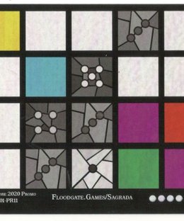 Sagrada: Promo 11 – Game Store 2020 Window Pattern Card