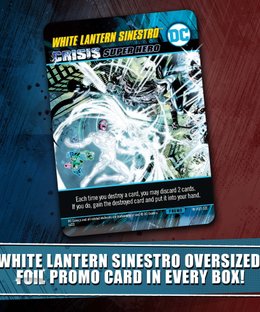 DC Deck-Building Game: White Lantern Sinestro and Red Lantern Spectre Promo Cards