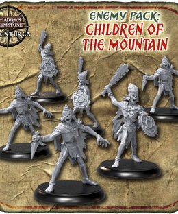 Shadows of Brimstone: Valley of the Serpent Kings – Children of the Mountain Enemy Pack