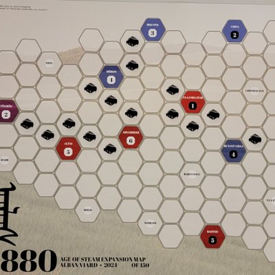 Age of Steam Expansion: France 2078 / Mongolia