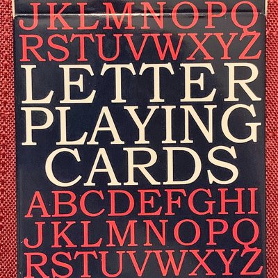Letter Playing Cards