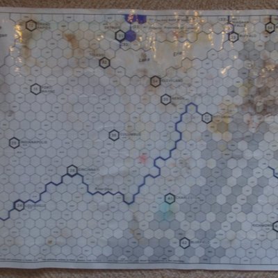 Railway Rivals Map D: New York and Chicago