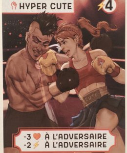 Dans les cordes: Hyper cute card