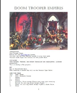 Doom Trooper Empires