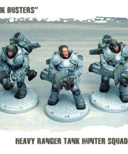 Dust Tactics: Heavy Ranger Tank Hunter Squad – "Tank Busters"
