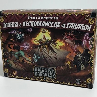 Massive Darkness 2: Heroes & Monster Set – Monks & Necromancers vs The Paragon
