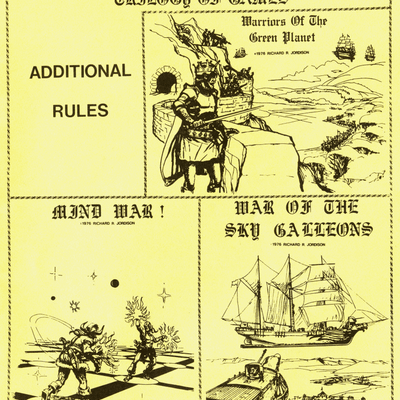 The Warriors of the Green Planet Trilogy of  Games, Additional Rules