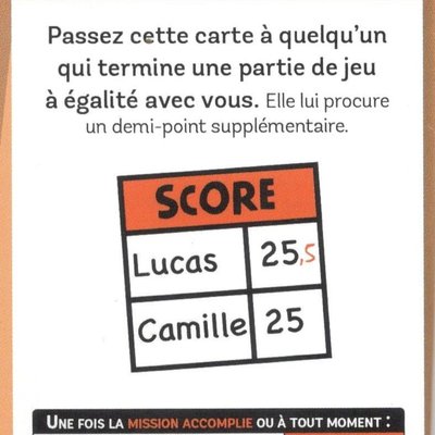 Sneaky Cards: Mission Rencontrez Goodie Card