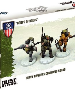 Dust Tactics: Heavy Rangers Command Squad – "Corps Officers"