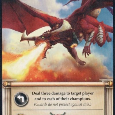 Hero Realms: Valius, Fire Dragon Promo Card