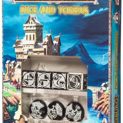 Kingsburg: Dice and Tokens (Black)