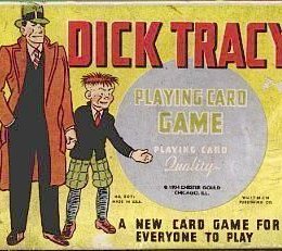 Dick Tracy Playing Card Game