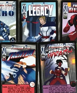 Sentinels of the Multiverse: Freedom Five Promo Cards
