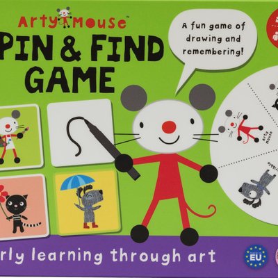 Arty Mouse: Spin & Find game