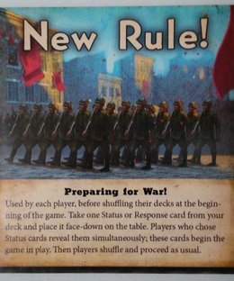 Quartermaster General: Alternate Histories – Preparing for War! Promo Tile