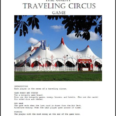 The Great Traveling Circus Game