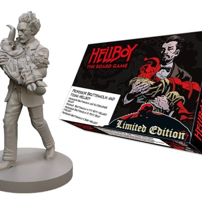 Hellboy: The Board Game – Professor Bruttenholm And Young Hellboy