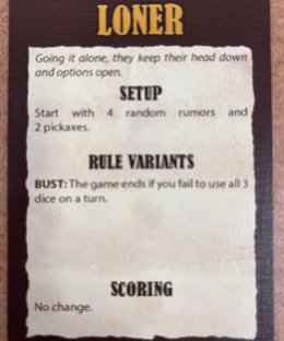 Rumors of Gold: Loner