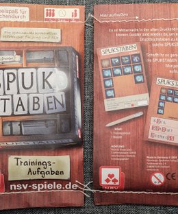 Spukstaben Promo: Trainingsaufgaben