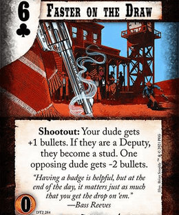 Doomtown: Faster on the Draw Promo Card