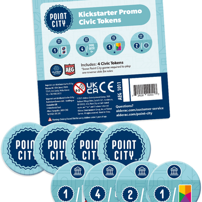 Point City: Kickstarter Promo Civic Tokens