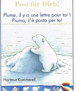 Kleiner Eisbär Post für Dich!