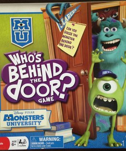 Who's Behind The Door Game? Monsters University
