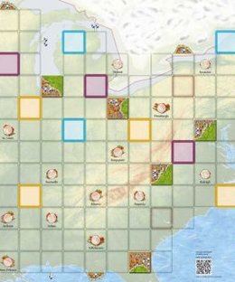Carcassonne Maps: USA East