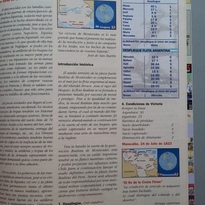 Montevideo y Maracaibo. Escenarios para Cien Cañones por Banda (combate naval 1750-1800)