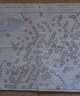 Railway Rivals Map E: Atlantic and Lake Erie