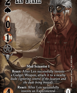 Doomtown: Len Nuanez Promo Card