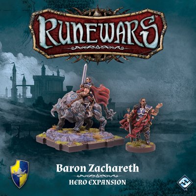 Runewars Miniatures Game: Baron Zachareth – Hero Expansion