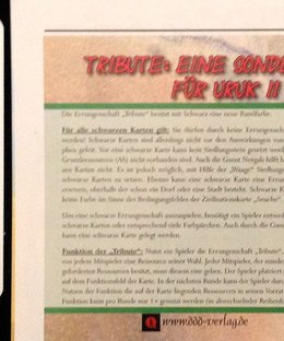 Uruk II: Promokarte Tribute