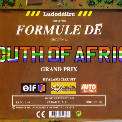Formule Dé Circuit № 12: SOUTH of AFRICA GRAND PRIX – Kyalami Circuit