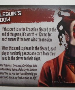 Shadowrun: Crossfire – Harlequin's Shadow Promo Card
