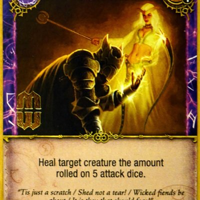 Mage Wars: Minor Heal Promo Card