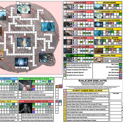 Saucer Escape: A Spacemen and Scribbles Adventure