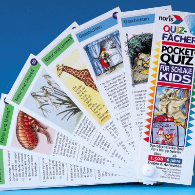 Quizfächer Pocketquiz für schlaue Kids