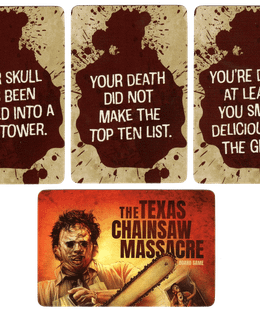 The Texas Chainsaw Massacre Board Game: Dice Tower 2023 Promo Death Cards
