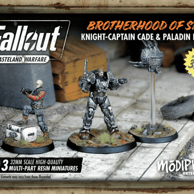 Fallout: Wasteland Warfare – Brotherhood of Steel: Knight-Captain Cade and Paladin Danse