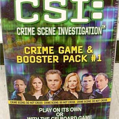 CSI: Crime Scene Investigation Boardgame – Crime Game & Booster Pack #1