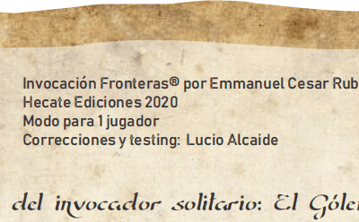 Invocación Fronteras: Leyendas del Invocador Solitario – El Gólem Demente