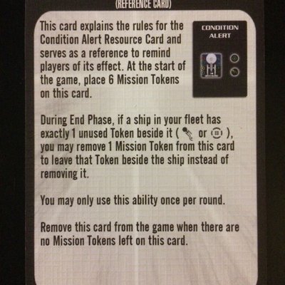 Star Trek: Attack Wing – Condition Alert Resource