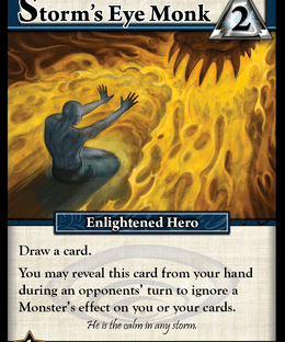 Ascension: Storm's Eye Monk Promo Card