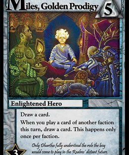 Ascension: Miles, Golden Prodigy Promo Card