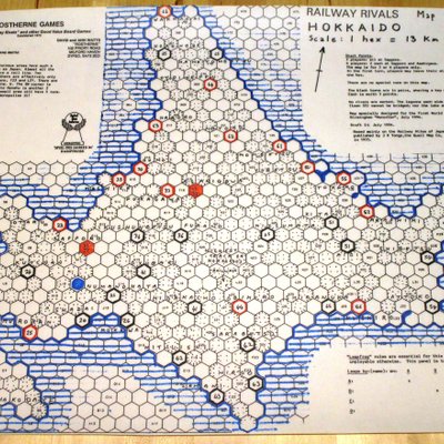 Railway Rivals Map HK: Hokkaido