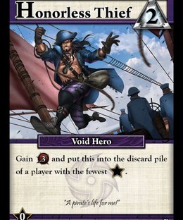 Ascension: Skulls and Sails – Honorless Thief Promo Card