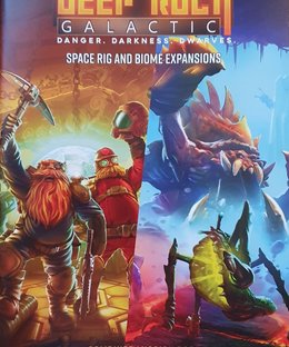 Deep Rock Galactic: The Board Game – Space Rig and Biome Expansions: Combined Mission Book