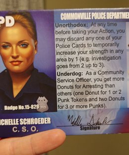 Police Precinct: Michelle Schroeder Character Board