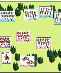 The Wilderness Ablaze: A Solitaire Game of the French and Indian War